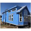 The Bayview model P537 by Platinum Cottages and on display at RRC Athens. Finished in beautiful Bright Cornflower Blue paint and shown with a double loft.